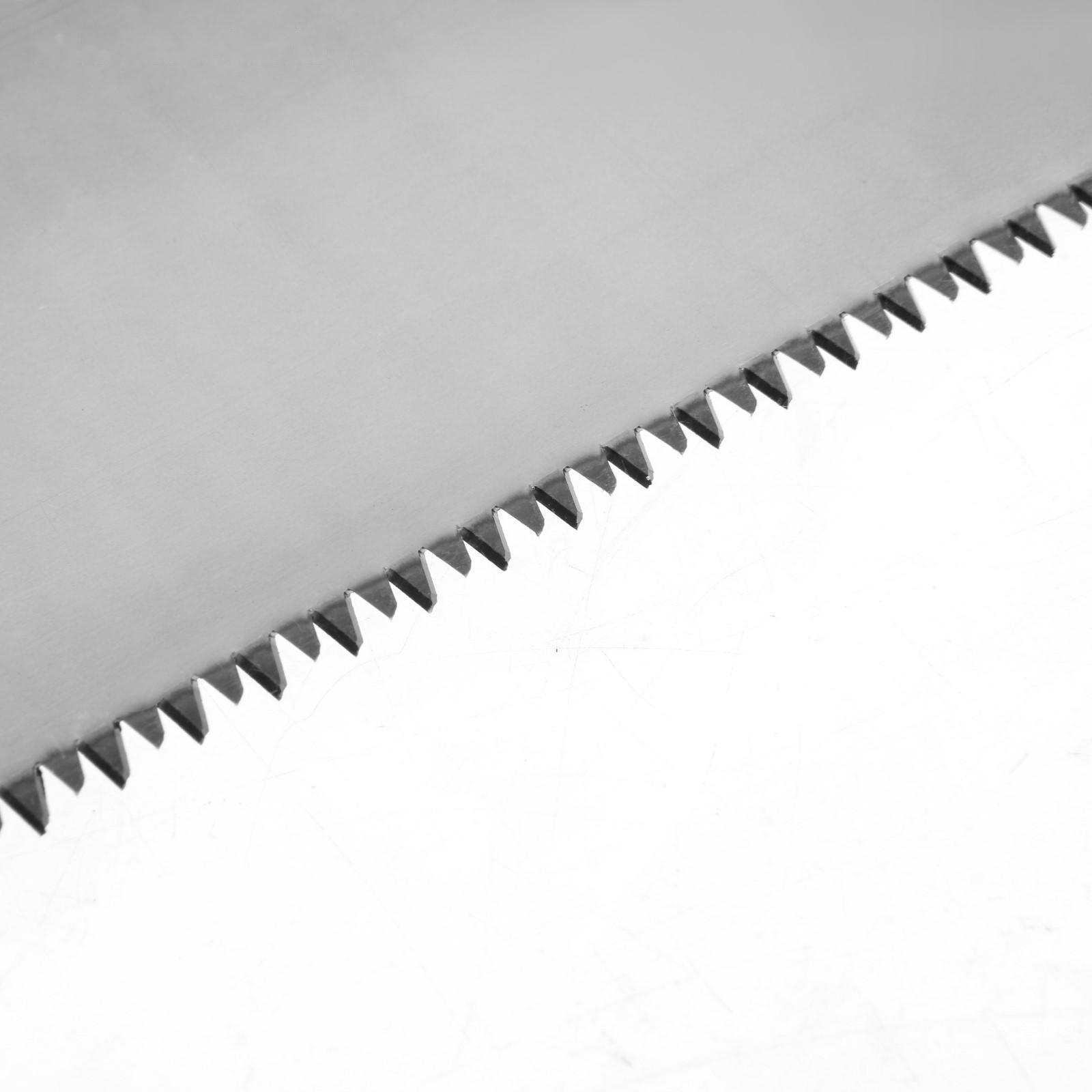 Ножовка по дереву ТУНДРА, 2К рукоятка, 3D заточка, каленый зуб, 7-8 TPI, 400 мм