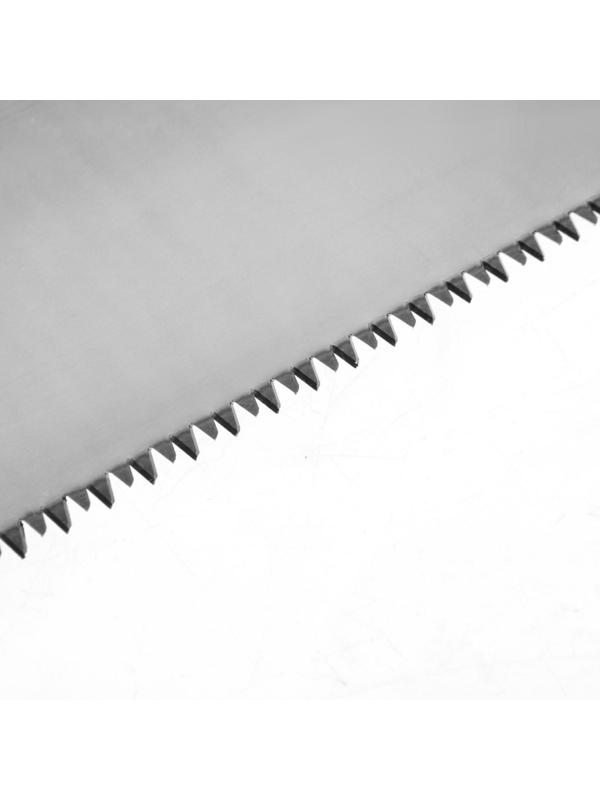 Ножовка по дереву ТУНДРА, 2К рукоятка, 3D заточка, каленый зуб, 7-8 TPI, 400 мм
