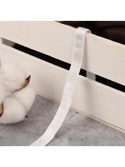 Резинка для бретелей, блестящая, 10 мм, 10 ± 0,5 м, цвет белый с серым оттенком