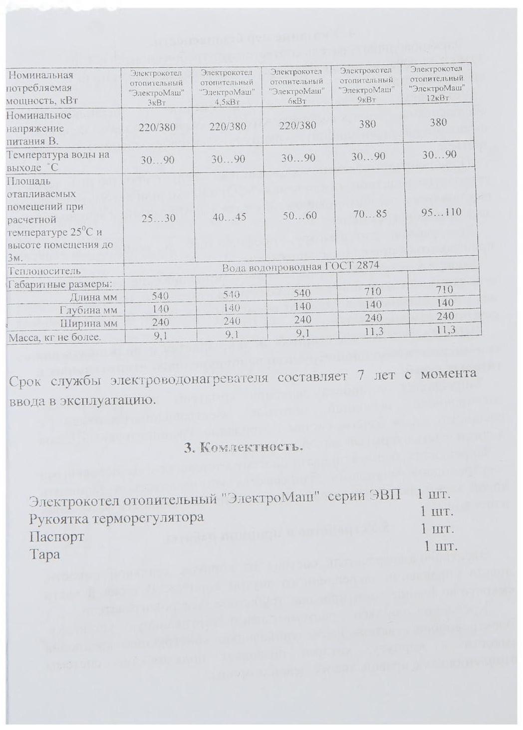 Электрокотел ЭВПМ 9 