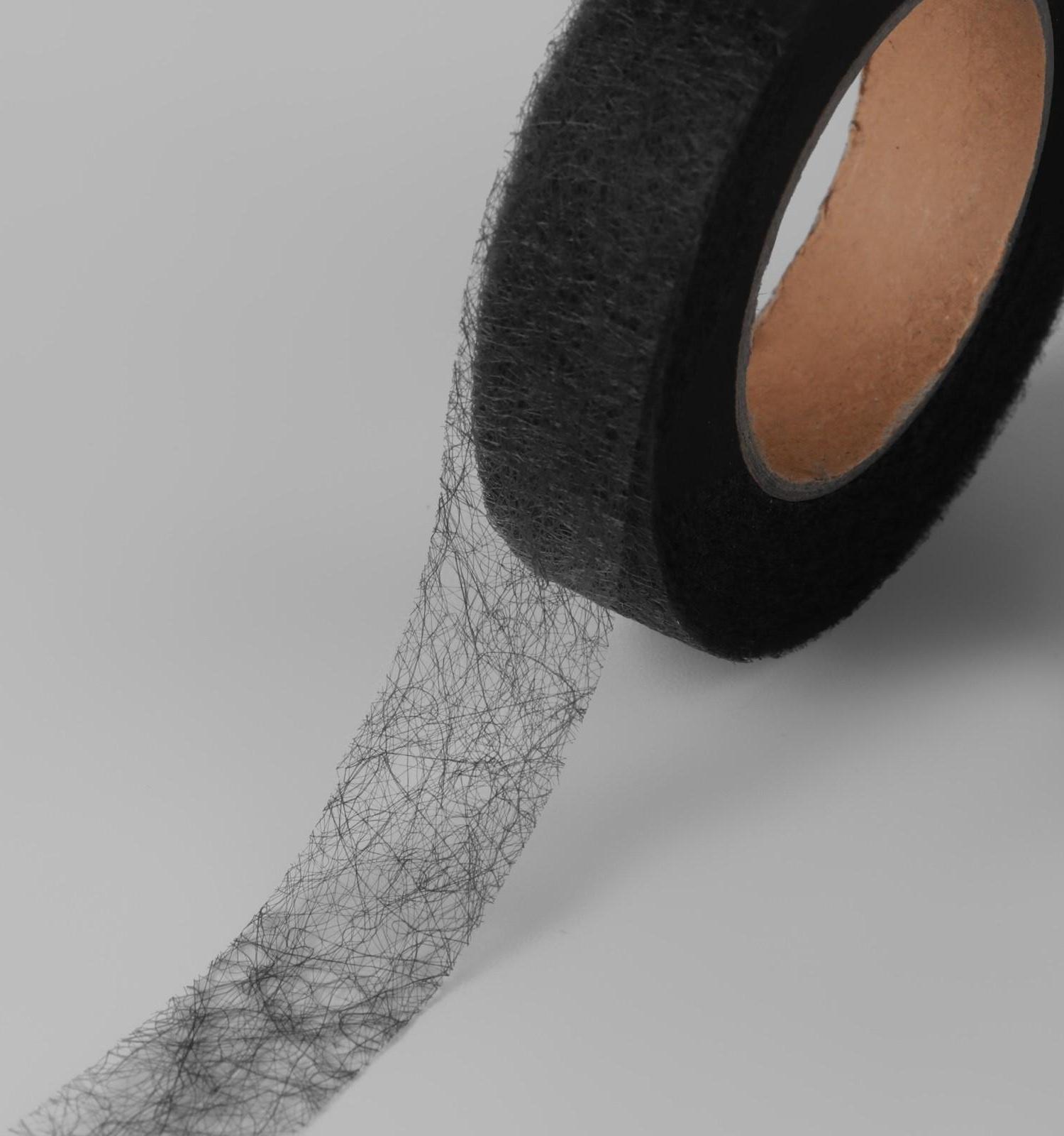 Паутинка клеевая, 15 мм, 15 ± 1 м, цвет чёрный