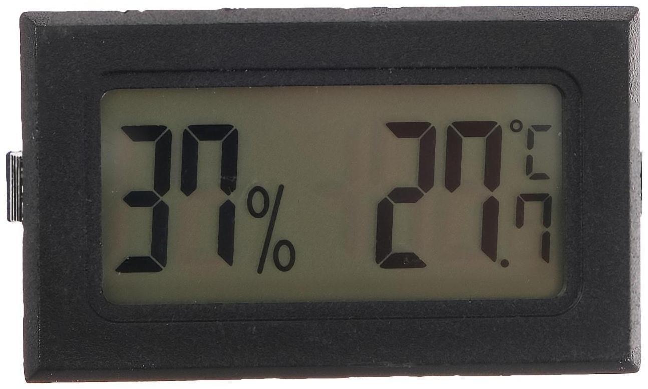 Термометр, гигрометр цифровой, ЖК-экран
