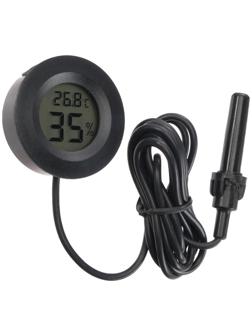 Термометр, гигрометр цифровой, ЖК-экран, провод 1.5 м