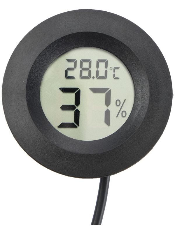 Термометр, гигрометр цифровой, ЖК-экран, провод 1.5 м