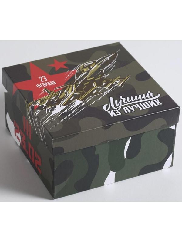 Набор подарочных коробок 3 в 1 «23 февраля», 18 × 18 × 10‒22 × 22 × 12 см