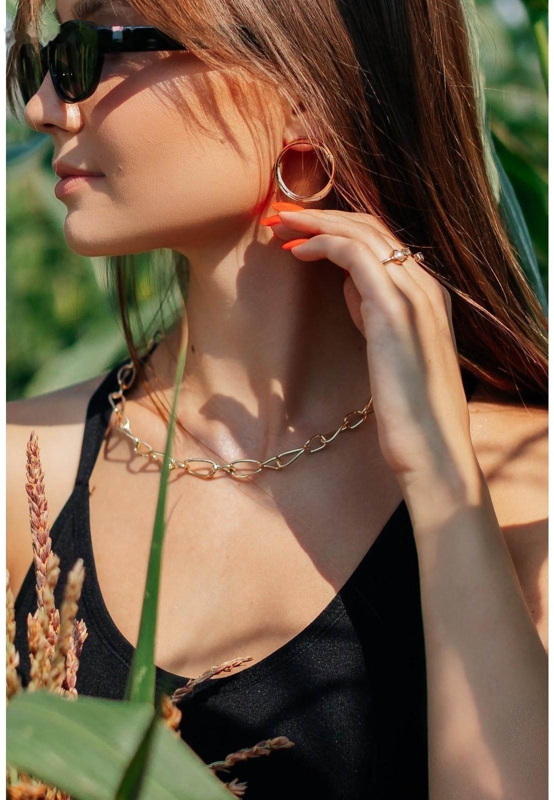 Серьги металл 