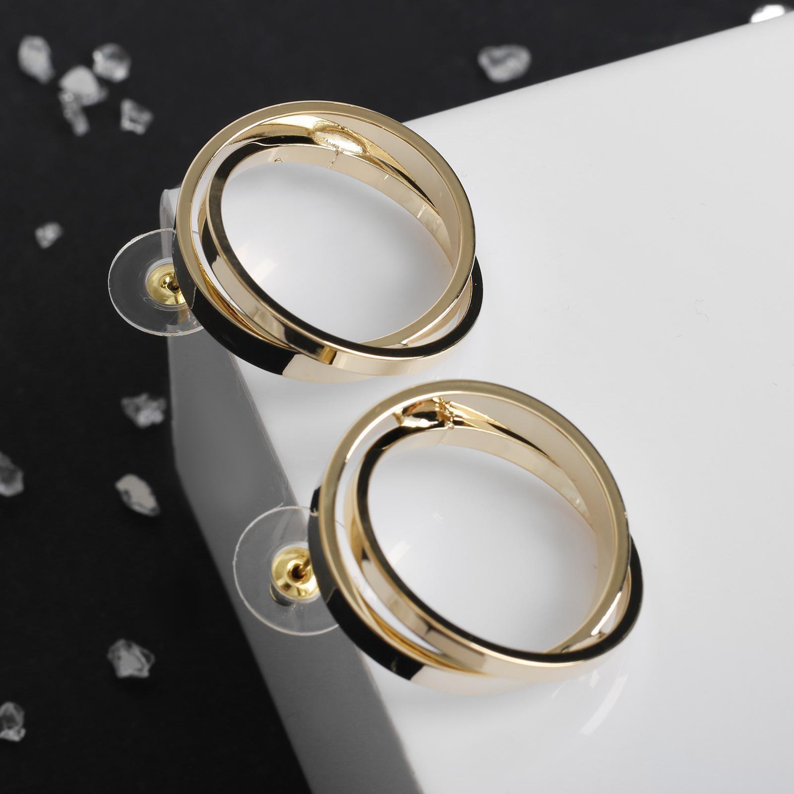 Серьги металл 