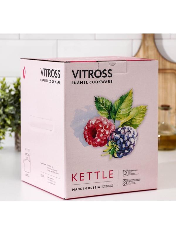 Чайник Bon appetit, 3 л, цвет мокрый асфальт