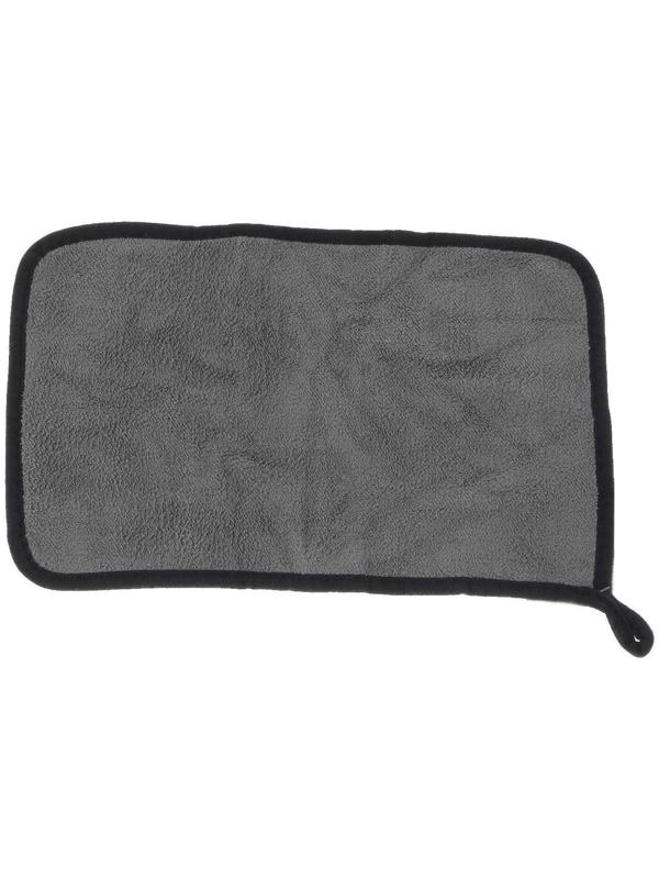 Салфетка для автомобиля CARTAGE, микрофибра, 350 г/м², 20×30 cм, желто-серая