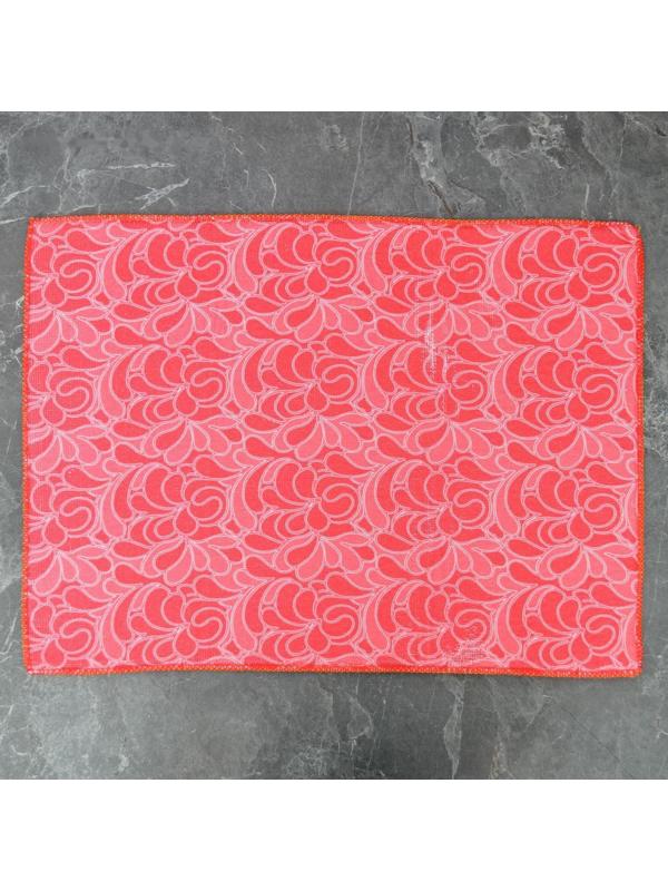 Коврик для сушки посуды двухсторонний Доляна, микрофибра