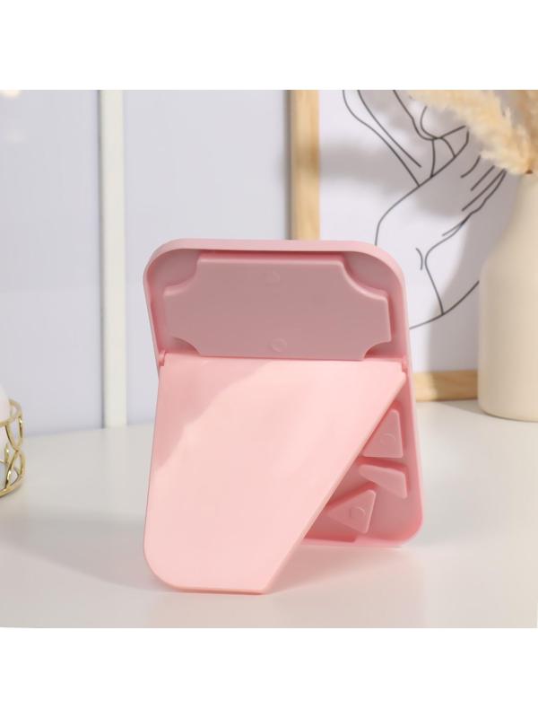 Зеркало настольное, зеркальная поверхность 13 х 19,5 см, цвет МИКС