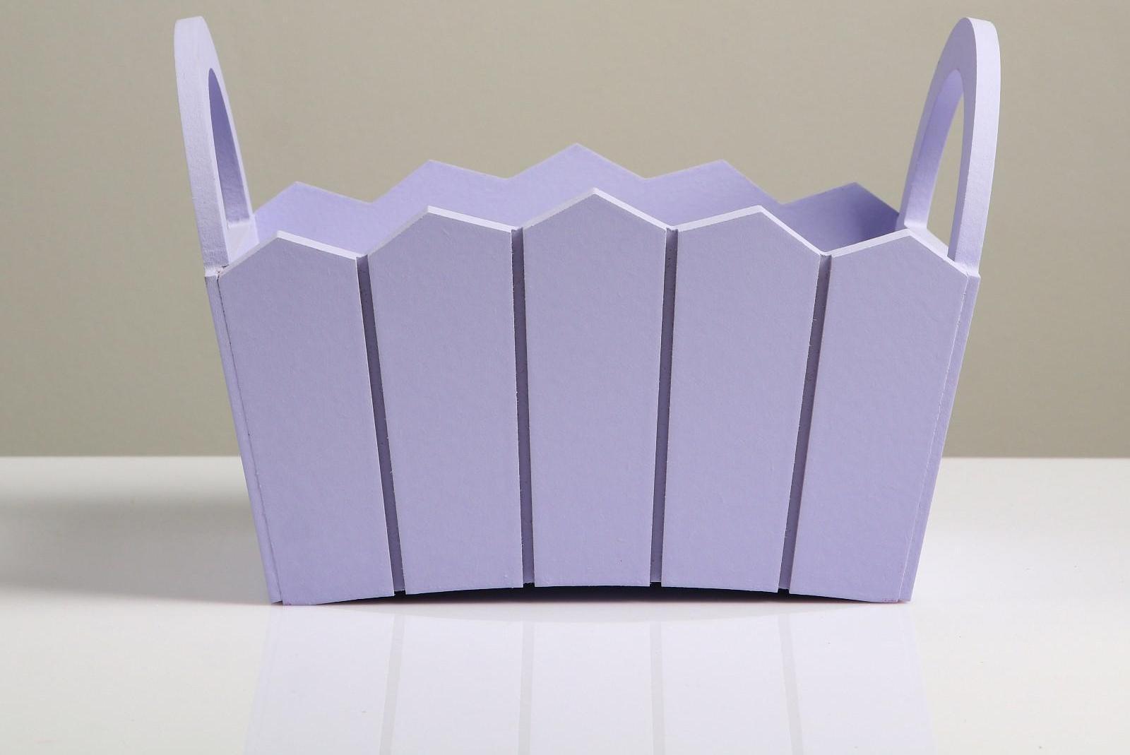 Кашпо деревянное 25×16×17 см 