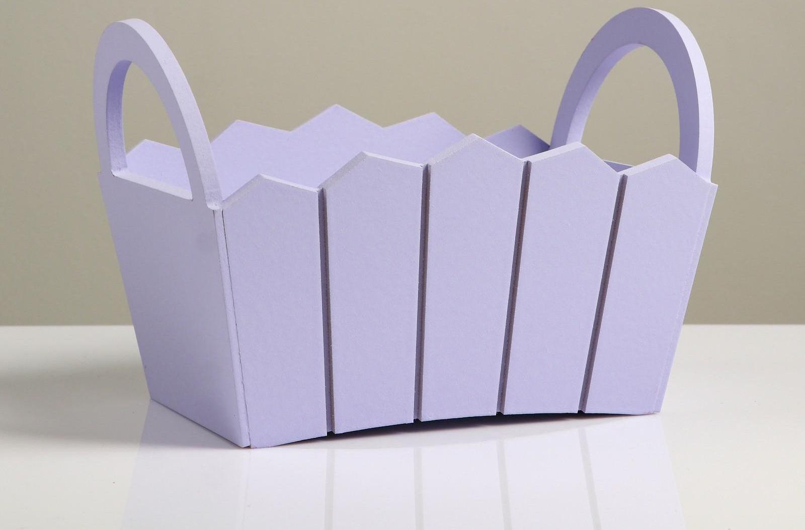 Кашпо деревянное 25×16×17 см 