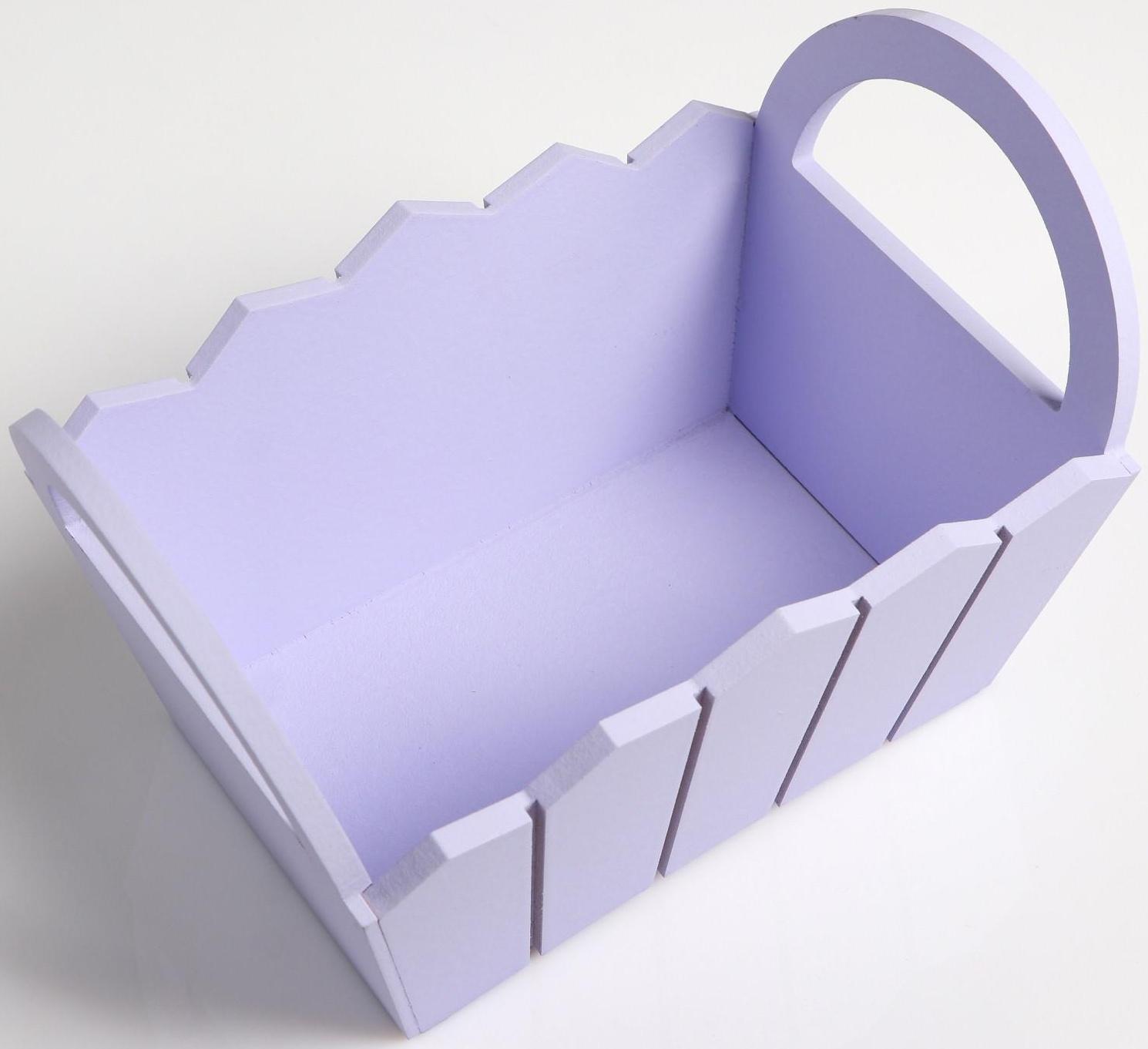 Кашпо деревянное 25×16×17 см 