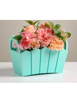 Кашпо деревянное 25,5×16,5×17,5 см 