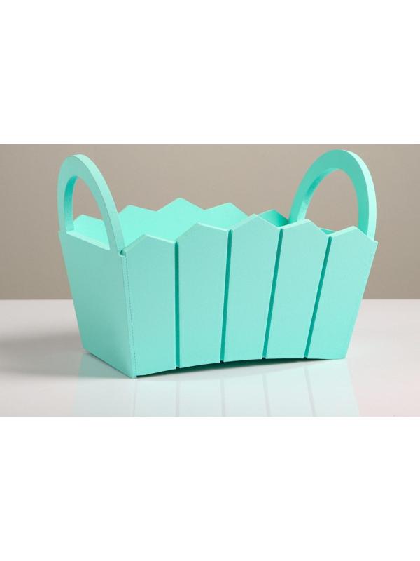 Кашпо деревянное 25,5×16,5×17,5 см 