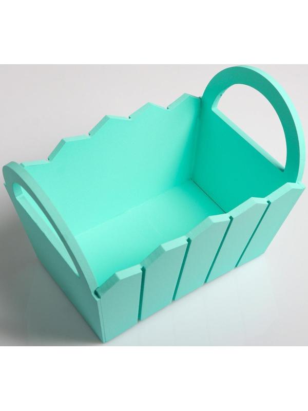 Кашпо деревянное 25,5×16,5×17,5 см 