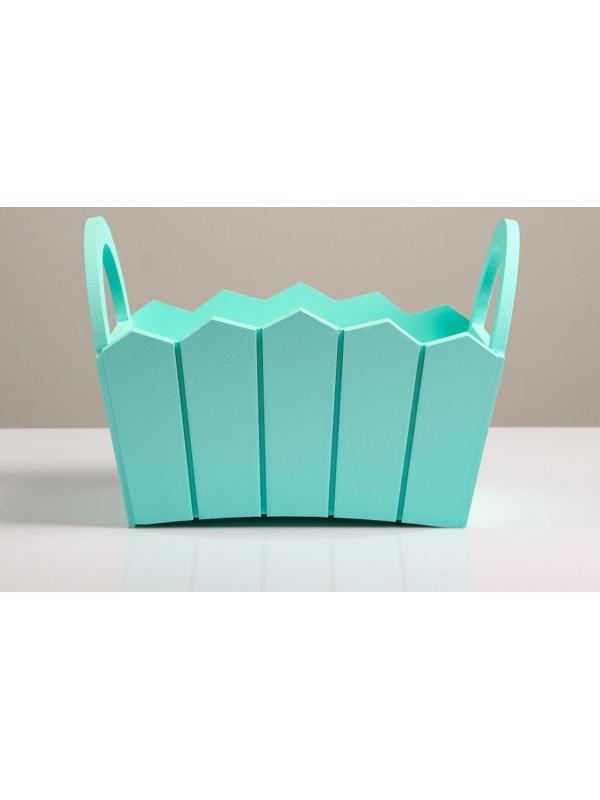 Кашпо деревянное 25,5×16,5×17,5 см 