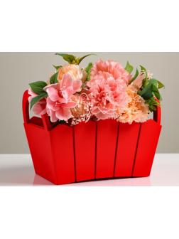 Кашпо деревянное 27×18×19 см 