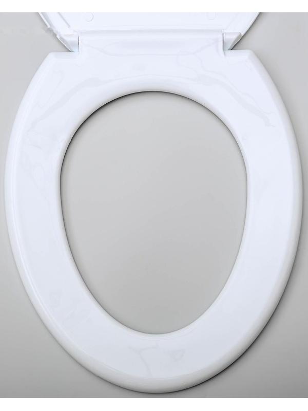 Сиденье с крышкой для унитаза «Декор. Капли», 44,5×37,5 см, цвет белый