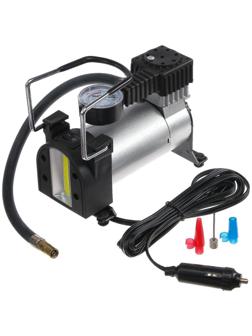 Компрессор автомобильный Cartage, 12В, LED подсветка, 35 л/мин, провод 2.5 м