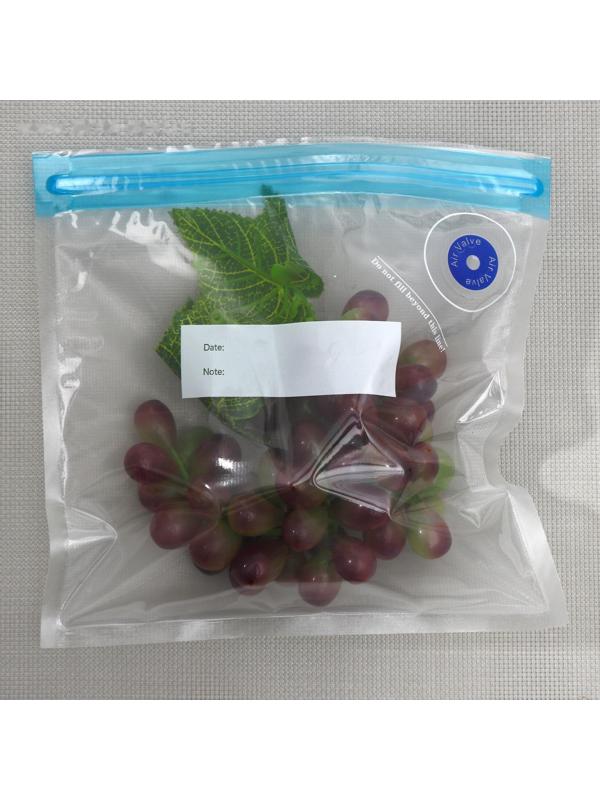 Набoр вакуумных пакетoв «Свежесть», 30 шт, с насoсoм, тoлщина 95 мкм