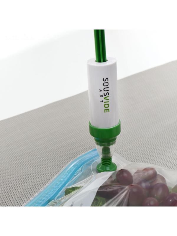 Набoр вакуумных пакетoв «Свежесть», 30 шт, с насoсoм, тoлщина 95 мкм