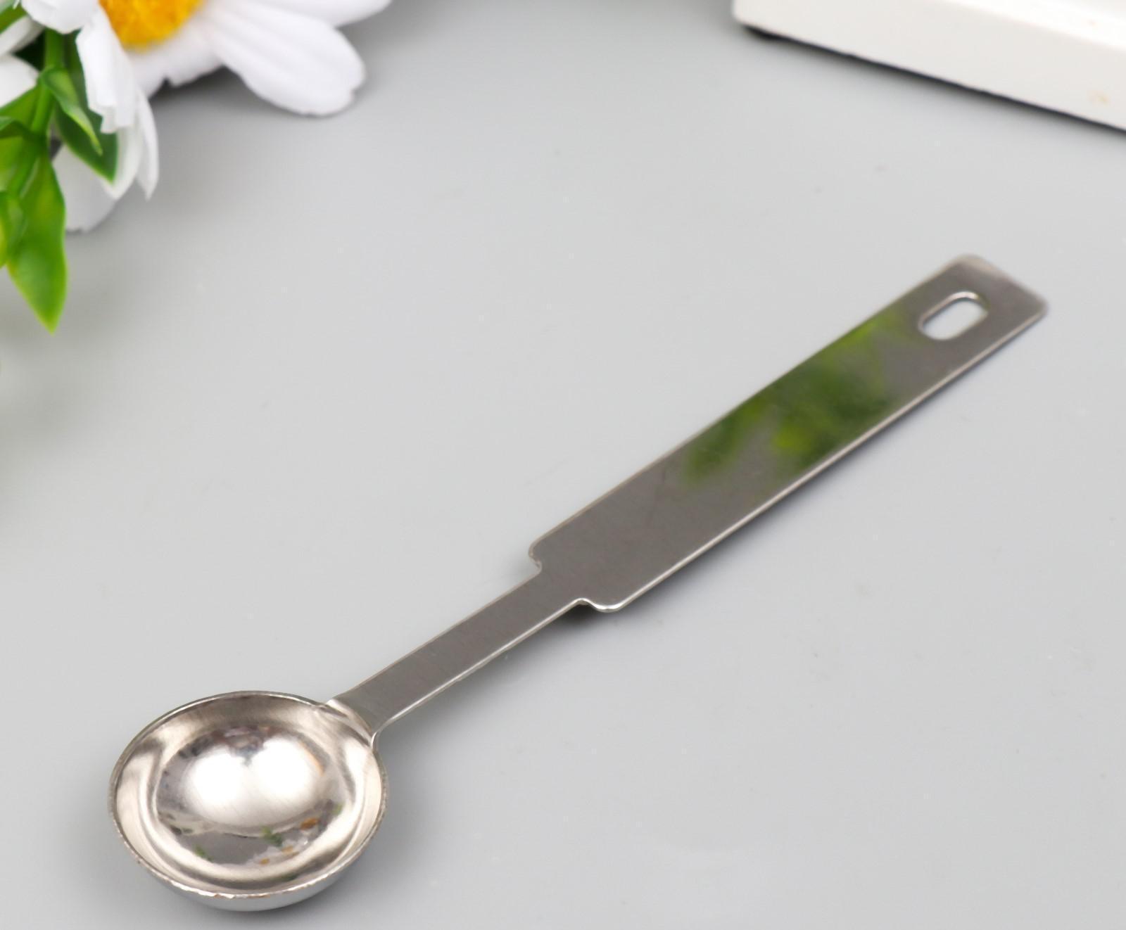 Ложка для плавления сургуча металл 11 гр 11.5х2.6 см