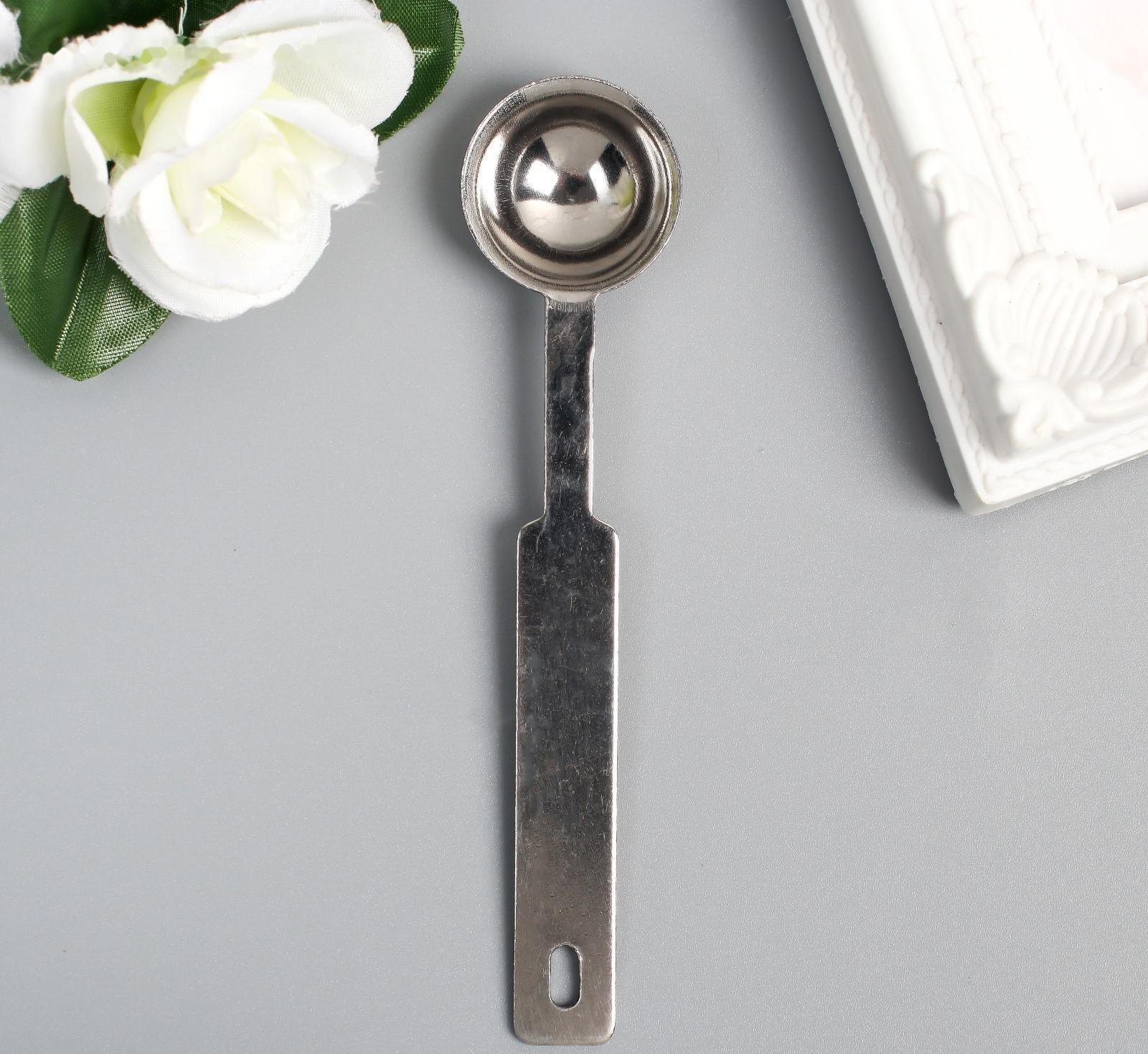 Ложка для плавления сургуча металл 14 гр 11,8х2,5 см