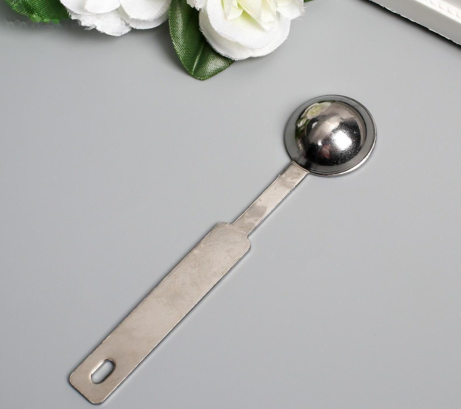 Ложка для плавления сургуча металл 14 гр 11,8х2,5 см