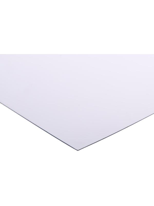 Лист ПЭТ-А, толщина 0.5 мм, 2,05 × 1,25 м, без УФ, прозрачный