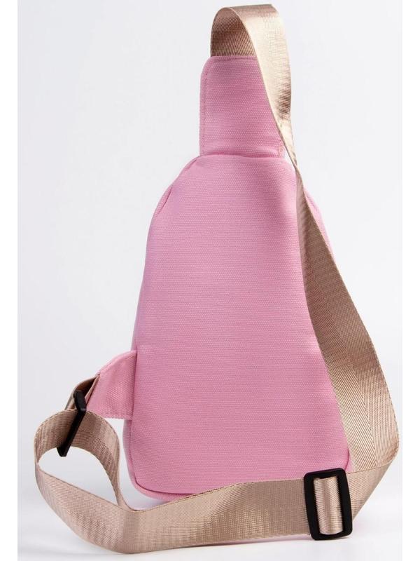 Сумка детская через плечо Волшебный единорог на молнии, цвет розовый