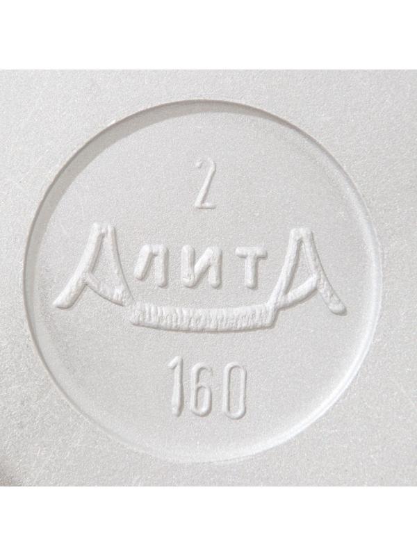 Сковорода «Уля», d=16 см, съёмная ручка, антипригарное покрытие, цвет антрацит