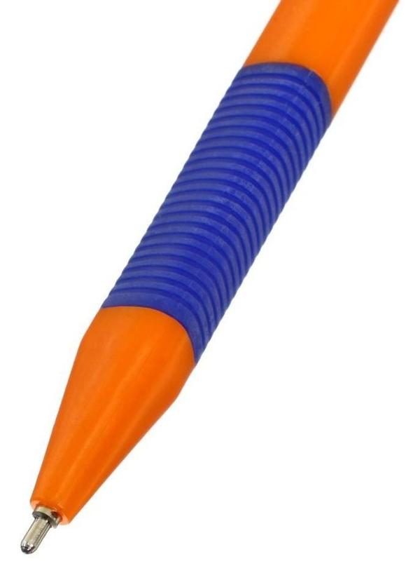 Ручка шариковая автоматическая ErichKrause U-209 Orange Matic&Grip 1.0, Ultra Glide Technology, чернила синие