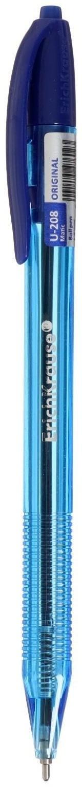 Ручка шариковая автоматическая ErichKrause U-208 Original Matic, игольчатый узел 1,0 мм, чернила синие, ультра-мягкое письмо