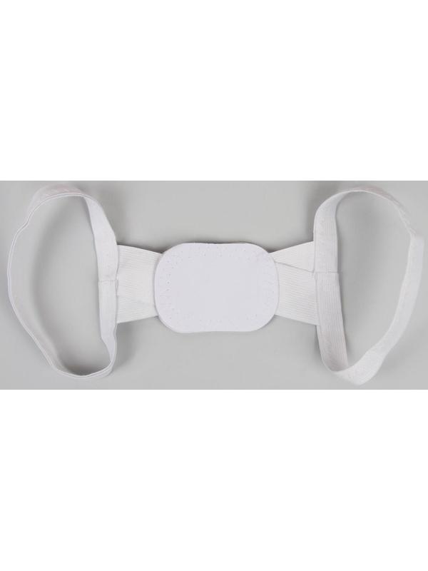 Массажёр-фиксатор для осанки, на липучках, размер S-M, цвет белый