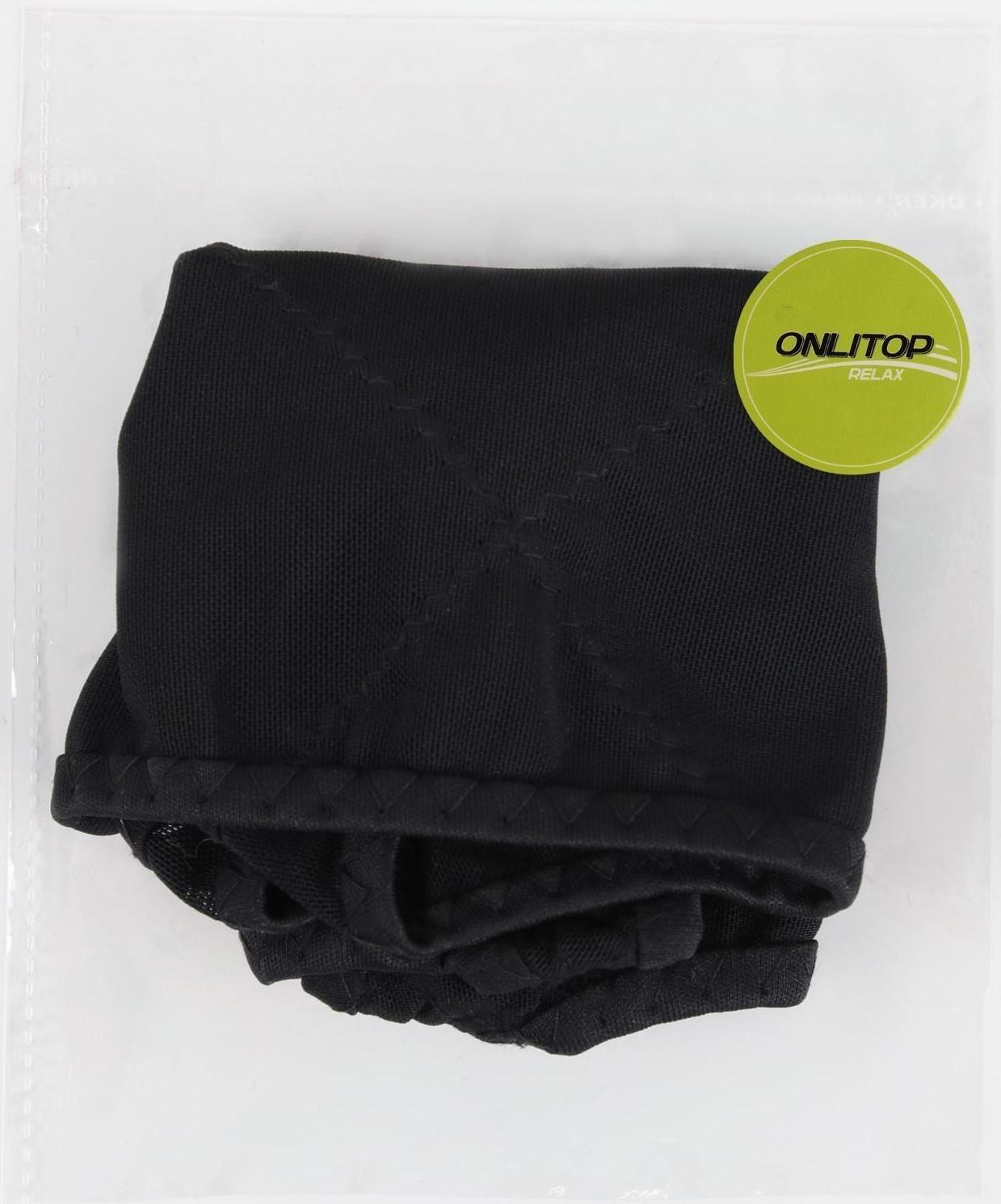 Массажёр-фиксатор для осанки, на фастексах, женский, размер M-L, цвет чёрный