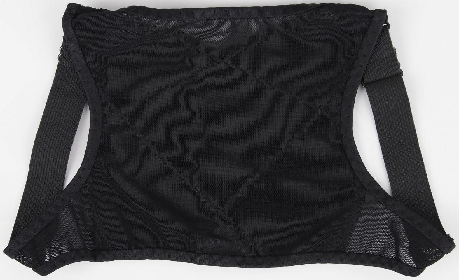 Массажёр-фиксатор для осанки, на фастексах, женский, размер M-L, цвет чёрный