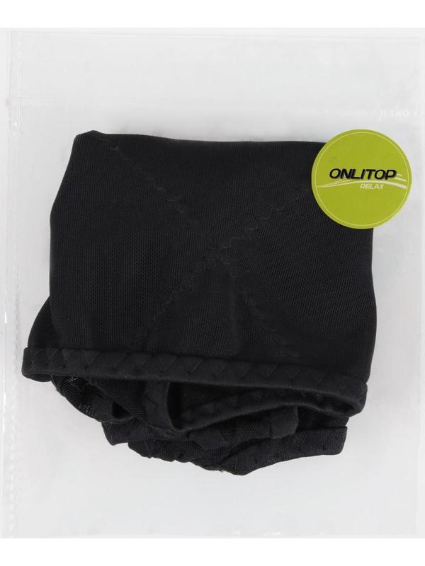 Массажёр-фиксатор для осанки, на фастексах, женский, размер M-L, цвет чёрный