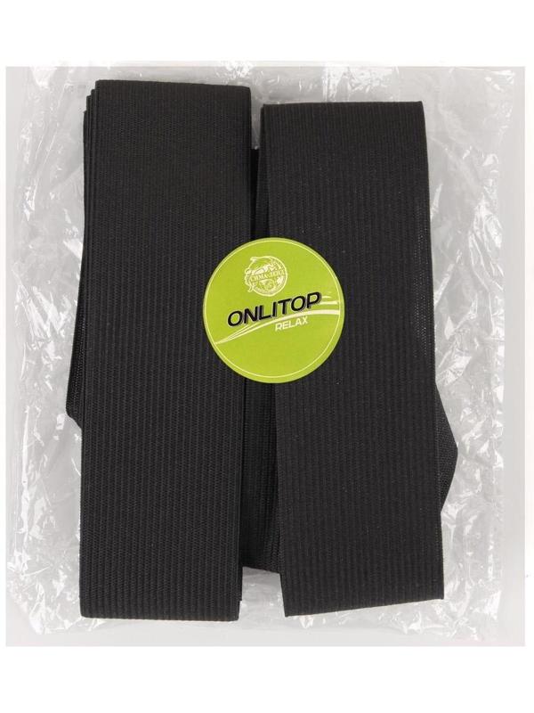 Массажёр-фиксатор для осанки, на липучках, размер L, цвет чёрный