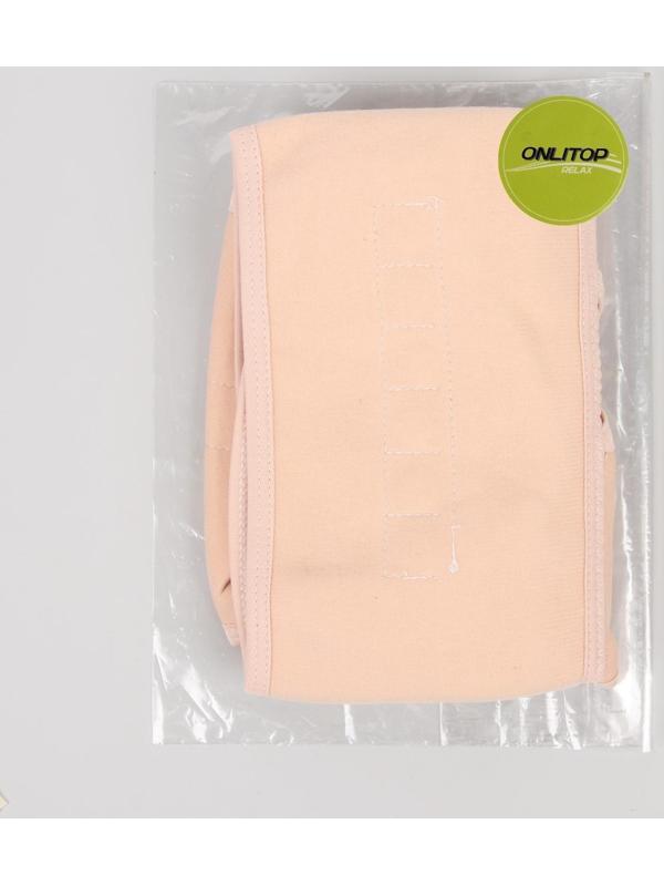 Массажёр-фиксатор для осанки и поясницы, на фастексах, размер 2XL-3XL, цвет бежевый