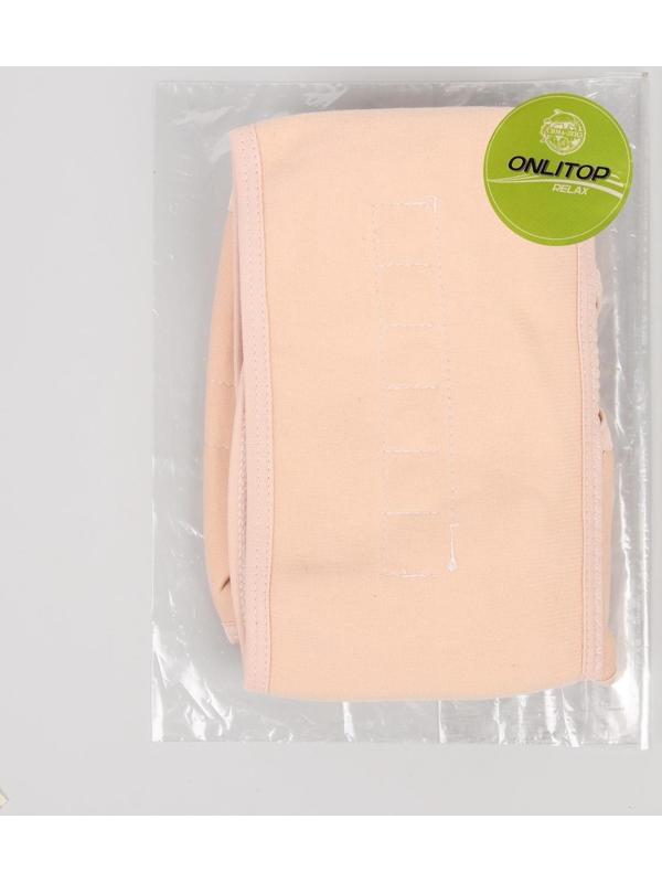 Массажёр-фиксатор для осанки и поясницы, на фастексах, размер 2XL-3XL, цвет бежевый