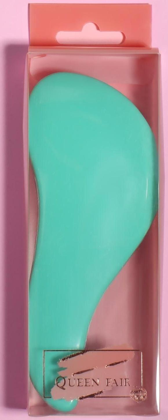 Расчёска массажная, 5,5 × 15 см, цвет МИКС