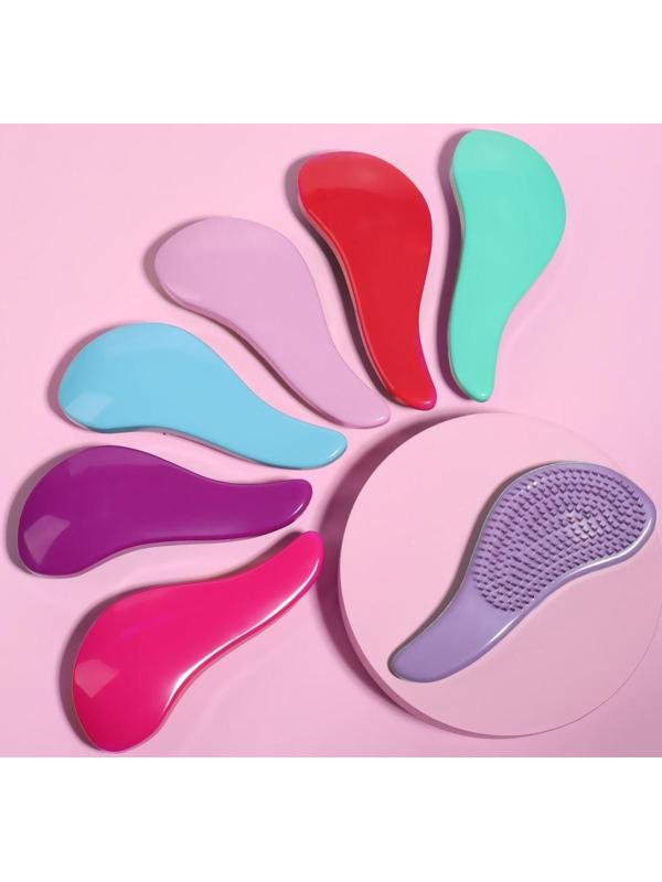 Расчёска массажная, 5,5 × 15 см, цвет МИКС