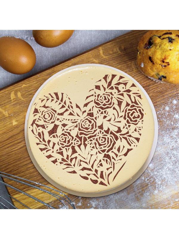 Трафарет для выпечки «Сердце», 19 × 22 см