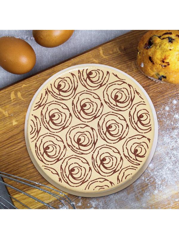 Трафарет для выпечки «Розочки», 30 × 35 см