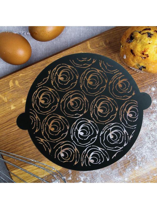 Трафарет для выпечки «Розочки», 30 × 35 см