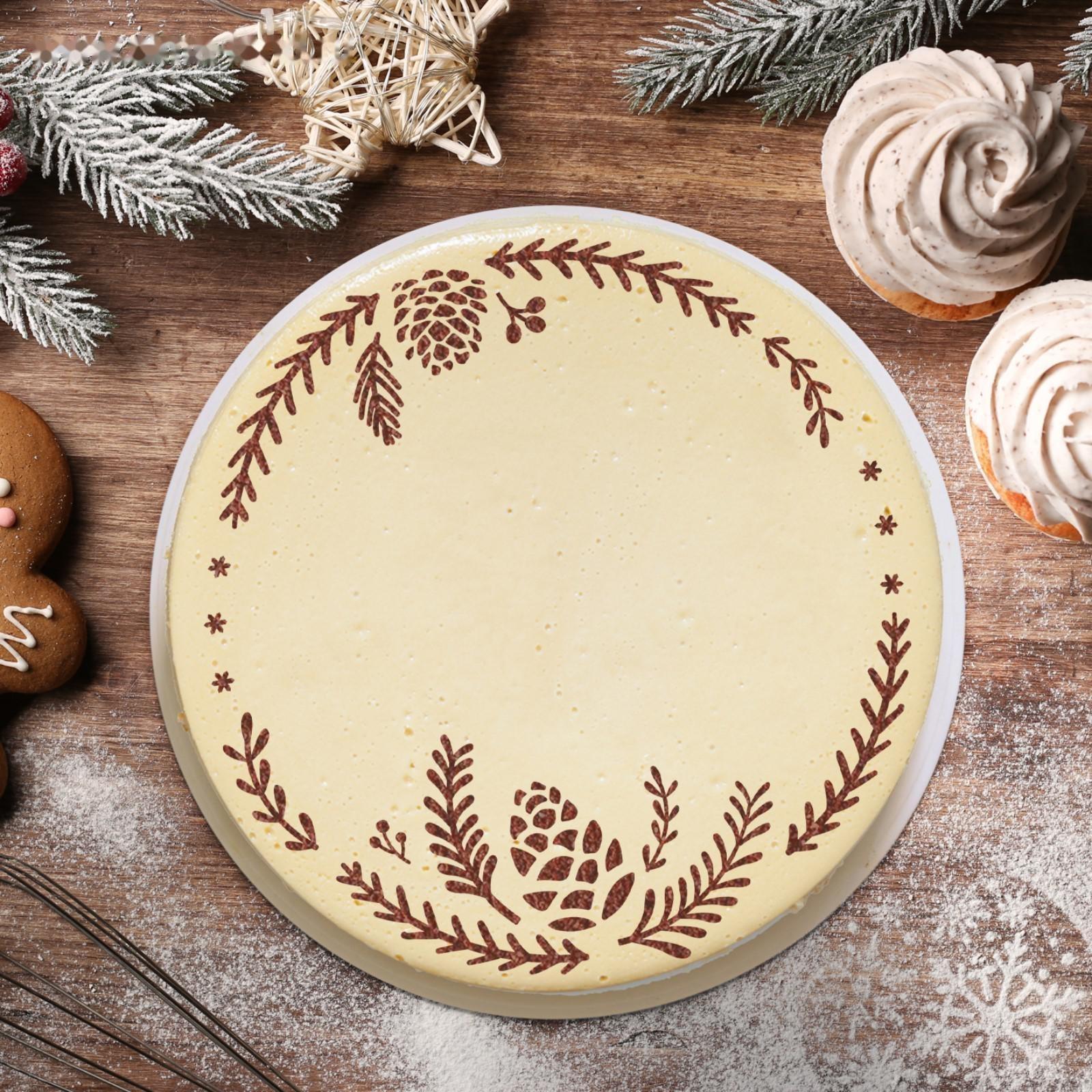 Трафарет для выпечки «Веточки с шишками», 30 × 35 см