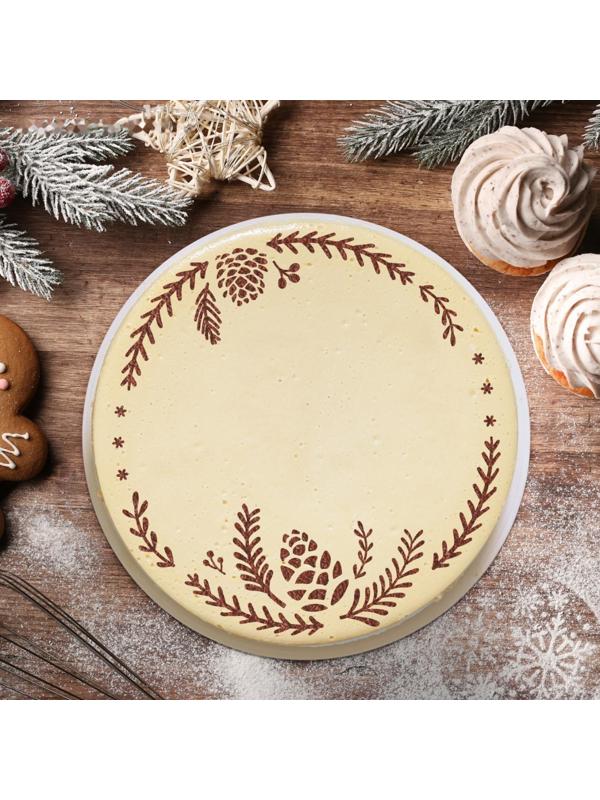 Трафарет для выпечки «Веточки с шишками», 30 × 35 см