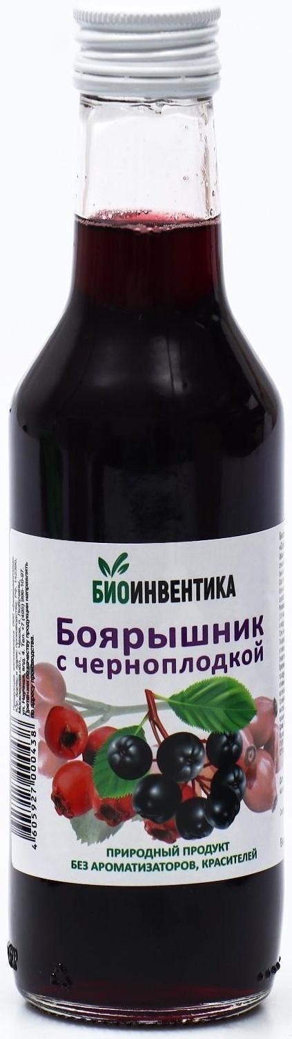 Сироп боярышника с черноплодной рябиной, 250 мл